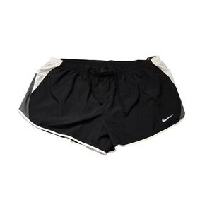 Nike Dri-FIT Shorts Womens 3X‎ Black White Running Standard Fit 916622-010 New